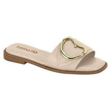 Imagem de Sandália Rasteirinha Ultra Conforto Beira Rio Ref. 8550.100, Branco of