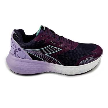 Imagem de Tenis Esportivo Vulcano 2 Diadora Feminino Corrida Original, Roxo, 39,