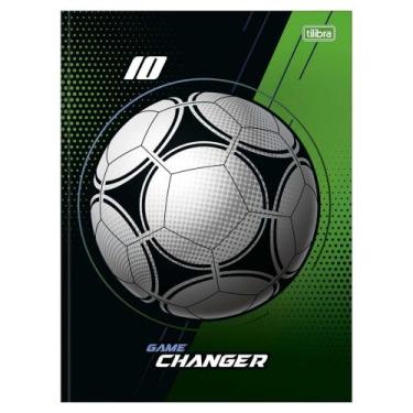 Imagem de Caderno Brochura Escolar Grande Masculino Capa Dura Score Esportes 80 