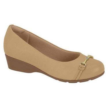 Imagem de Sapato Anabela Modare Ultraconforto 7014293 Feminino, Nude, 36