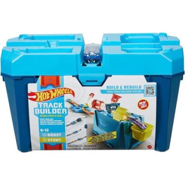Imagem de Conjunto Caixa Hot Wheels de Choques Extremos Track Builder GVG09 - Ma