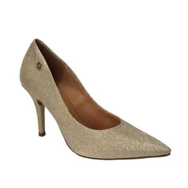 Imagem de Sapato Scarpin Vizzano 1184.101 Feminino, Dourado, 36