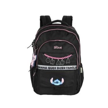 Imagem de Mochila De Costas Escolar Notebook Disney Stitch Resistente - Luxcel, 