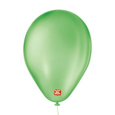 Imagem de Bexiga / Balão 6,5 Liso Basic com 50 Verde São Roque