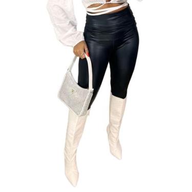 Imagem de Calça Legging em Cirre Cós Alto - Chic, Preto, M