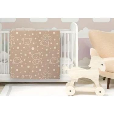 Imagem de Manta LUXO para Bebê Cobertor Flannel Prime Baby Infantil Para Berço p