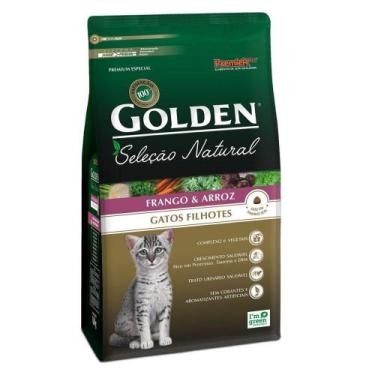 Imagem de Ração Golden Gatos Seleção Natural Filhotes Frango 1kg