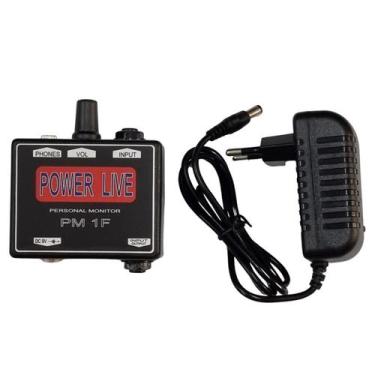 Imagem de Amplificador de Fone 3 em 1 Power Live + Fonte PM1F New Live