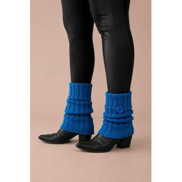Imagem de Polaina Tricot - - LEKE MEIAS, Azul