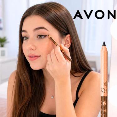 Imagem de Lápis Delineador de Olhos AVON à prova d'água - PRETO - Lapis 1G Avon 