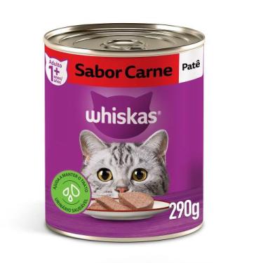 Imagem de Ração Úmida para Gato Whiskas Carne Patê 290g