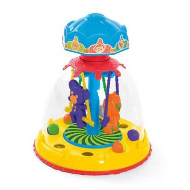 Imagem de Brinquedo Educativo Para Bebês Carrossel Mágico - Tateti 899