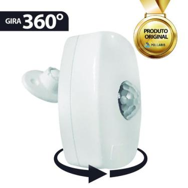 Imagem de Sensor de Presença Embutir Aproximação Quadrado Branco Pollaris