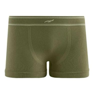 Imagem de Cueca Boxer Infantil Lisa sem Costura Cactus, GG