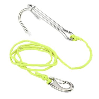 Imagem de Ganchos duplos de mergulho, gancho forte estável para recifes resistente à corrosão para segurança de mergulhadores(verde)