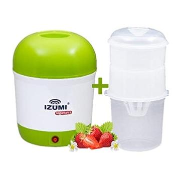 Imagem de Iogurteira Elétrica Verde + Dessorador Iogurte Grego Izumi