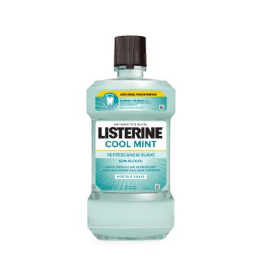 Imagem de Antisséptico Bucal Listerine Cool Mint Refrescância Suave sem Álcool 1L 1000ml