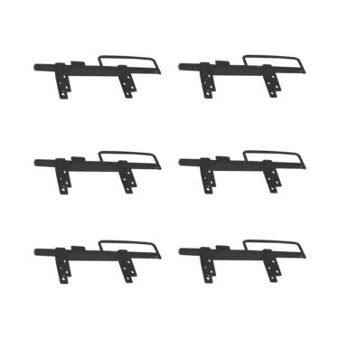 Imagem de Kit 6 Trincos Cavalo com Alça Portão Porteira em Aço 370mm