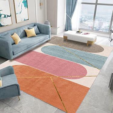 Imagem de Carpetes, decoração de interiores, tapetes de área grande para meninos e meninas, quarto de crianças, tapete de chão antiderrapante de fibra de poliéster, tapete de ioga, sofá de veludo de cristal sem pelos para sala de estar