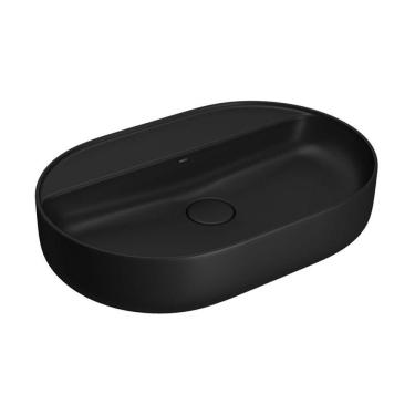 Imagem de Cuba de Apoio Deca Slim 60x40 L.14060.M.94 Oval com Mesa Ébano Fosco