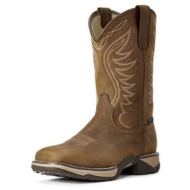 Imagem de Ariat Bota feminina à prova d'água Anthem Western, Marrom envelhecido, 8.5 Wide