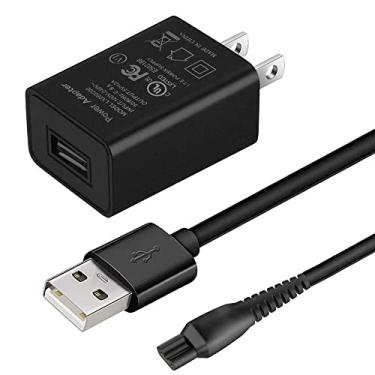 Imagem de Carregador de substituição para cortador de grama MANSCCAPED 3.0 e 2.0 Aparador de cabelo elétrico de virilha, The Weed Whacker Aparador de pelos de nariz e orelha Cabo de carregamento MANSCAPED