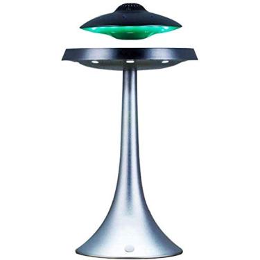 Imagem de Alto-falante Bluetooth HiFi anti-gravidade em forma de OVNI magnético flutuante lâmpada LED pires voadores luz de suspensão com alto-falante Bluetooth sem fio atualizado