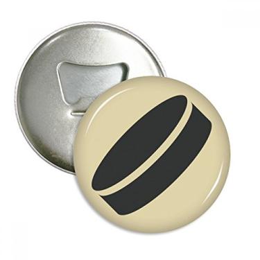 Imagem de Discus Sport Simple Geometria Padrão Abridor de Garrafas Imã de Geladeira Emblema Multifuncional