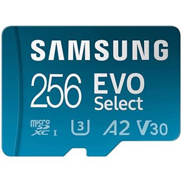 Imagem de Cartão de memória microSDXC 256GB Samsung EVO Select (UHS-I, U3, A2, V30 c/Adaptador) - MB-ME256KA