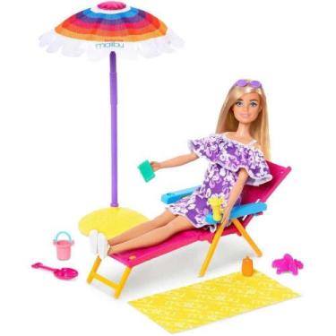 Imagem de Barbie Malibu The Ocean Dia Na Praia Cenário Playset Mattel