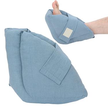 Imagem de Almofada de apoio para os pés, almofada confortável de espuma para descanso de pernas, protetor de travesseiro para aliviar a pressão do pé na cama, protetor de calcanhar para pés doloridos, travesseiros protetores de calcanhar