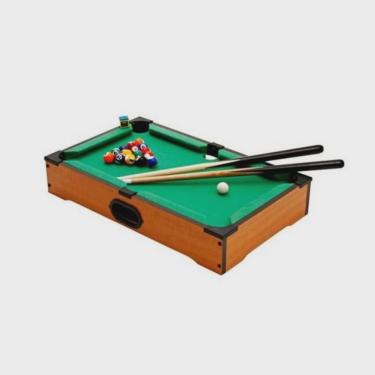 Mini Mesa De Sinuca Bilhar Snooker Portátil Jogo Brinquedo - Escorrega o  Preço