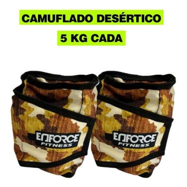 Imagem de Caneleira Tornozeleira 5kg Deserto  Treino Funcional