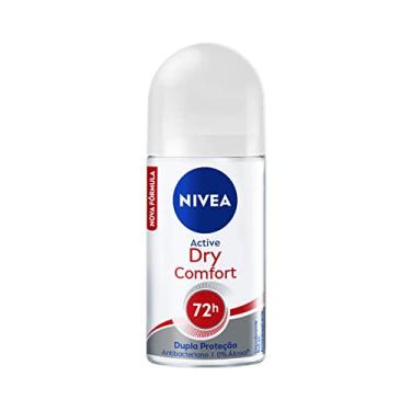 Imagem de NIVEA Desodorante Antitranspirante Roll On Dry Comfort 50ml - Proteção prolongada de 72h, dupla proteção com ativos antitranspirantes, sensação de axilas secas e frescas, com cuidado suave, sem álcool etílico, corantes e conservantes