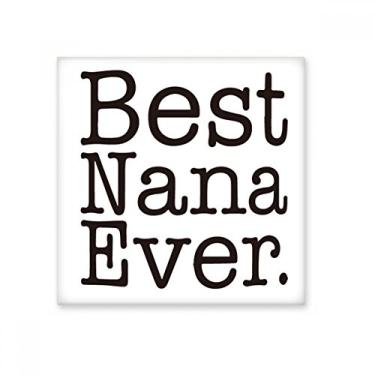 Imagem de Best Ever Letras inglesas padrão presente azulejo de cerâmica brilhante decalque vitrificado pedra adornada