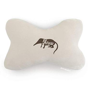 Imagem de DIYthinker Shrews Almofada para decoração de pescoço com acabamento de animal preto e branco