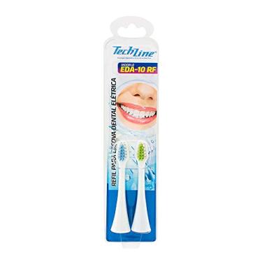 Imagem de Refil para Escova Dental à Pilha Techline EDA-10 RF com 2 Unidades