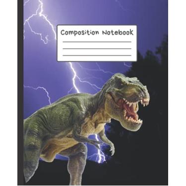Imagem de Composition Notebook: Dinosaur | Wide Ruled Journal | School Exercise Book for Kids (Back To School Supplies)