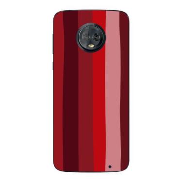 Imagem de Capa Case Capinha Samsung Galaxy Moto G6 Plus Arco Iris Vermelho - Sho
