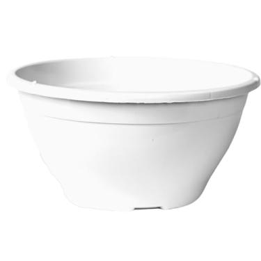 Imagem de Kit de vasos plastico cuia 21 de 2 litros para plantas cactos e suculentas (BRANCO, 10)