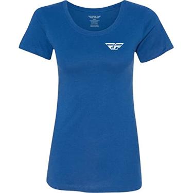 Imagem de FLY Racing Camiseta feminina Pulse (azul, média)