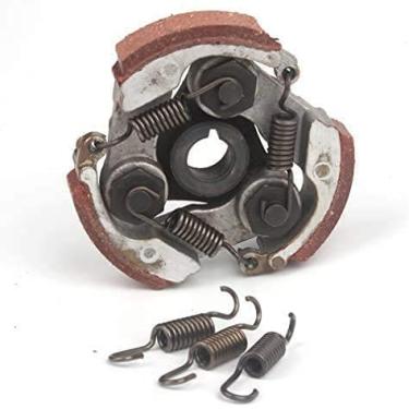 Imagem de Conjunto de placas de almofadas de embreagem com molas para 2 tempos 47cc 49cc bolso do motor mini quadriciclo infantil ATV (preto)