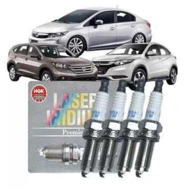 Imagem de Jogo Vela Ignição Civic 2012/2016 CRV 12/16 HRV15/21 NGK