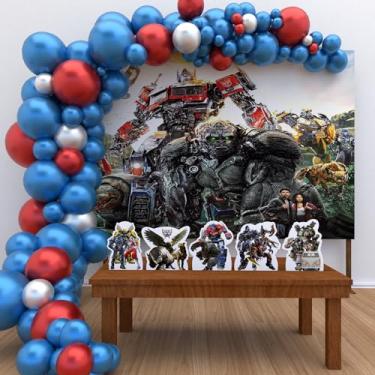 Imagem de Kit Decoração Festa de Aniversário Infantil Transformers O Despertar das Feras