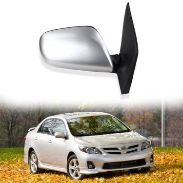 Imagem de Espelho lateral do passageiro adequado para Toyota Corolla 2009 2010 2011 2012 2013 Conjunto de espelho retrovisor lateral para Toyota Corolla Acessórios Dobrável elétrico, aquecimento