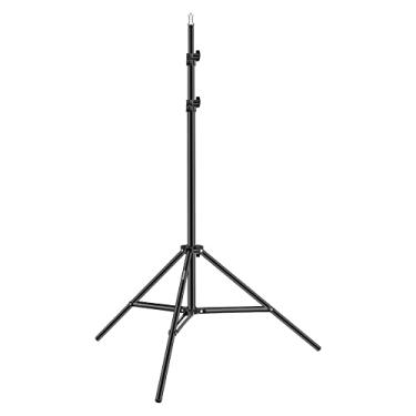 Imagem de Neewer Suporte de luz para fotografia, 3-6,6 pés/92-200 cm Suporte de tripé resistente ajustável para refletores, softboxes, luzes, guarda-chuvas, capacidade de carga: 17,6lb/8kg