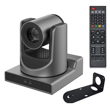 Imagem de SMTAV Câmera NDI PTZ de rastreamento AI, zoom óptico 30x, saídas de transmissão HDMI/SDI/USB3.0/IP para reuniões, igreja, eventos, ensino (zoom óptico de 30x, cinza)