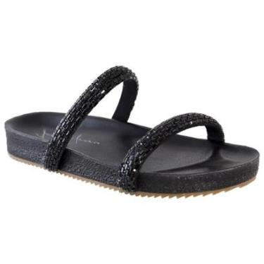 Imagem de Sandalia Feminina com Fita de Strass Brilhante com Sola de E.V.A extremamente Confortavel-Feminino