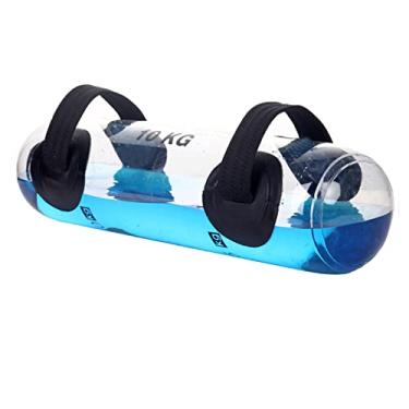 Imagem de NIBHZ Bolsa portátil Aqua Fitness, bolsa de água com rolamento de peso, bolsa de água para equilíbrio, equipamento de exercício de treinamento Aqua Bag, treino de núcleo e corpo inteiro, exercício de força, cilindro, 10 kg