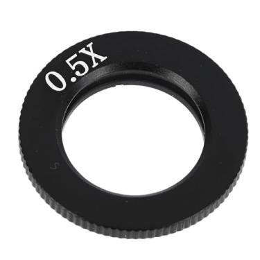 Imagem de Lente Objetiva de Zoom, Lente de Microscópio Monocular Com Porta de Conexão de 24mm, Montagem Padrão C, Ampliação Reduzida para Observar Insetos de Plantas (0,5X)